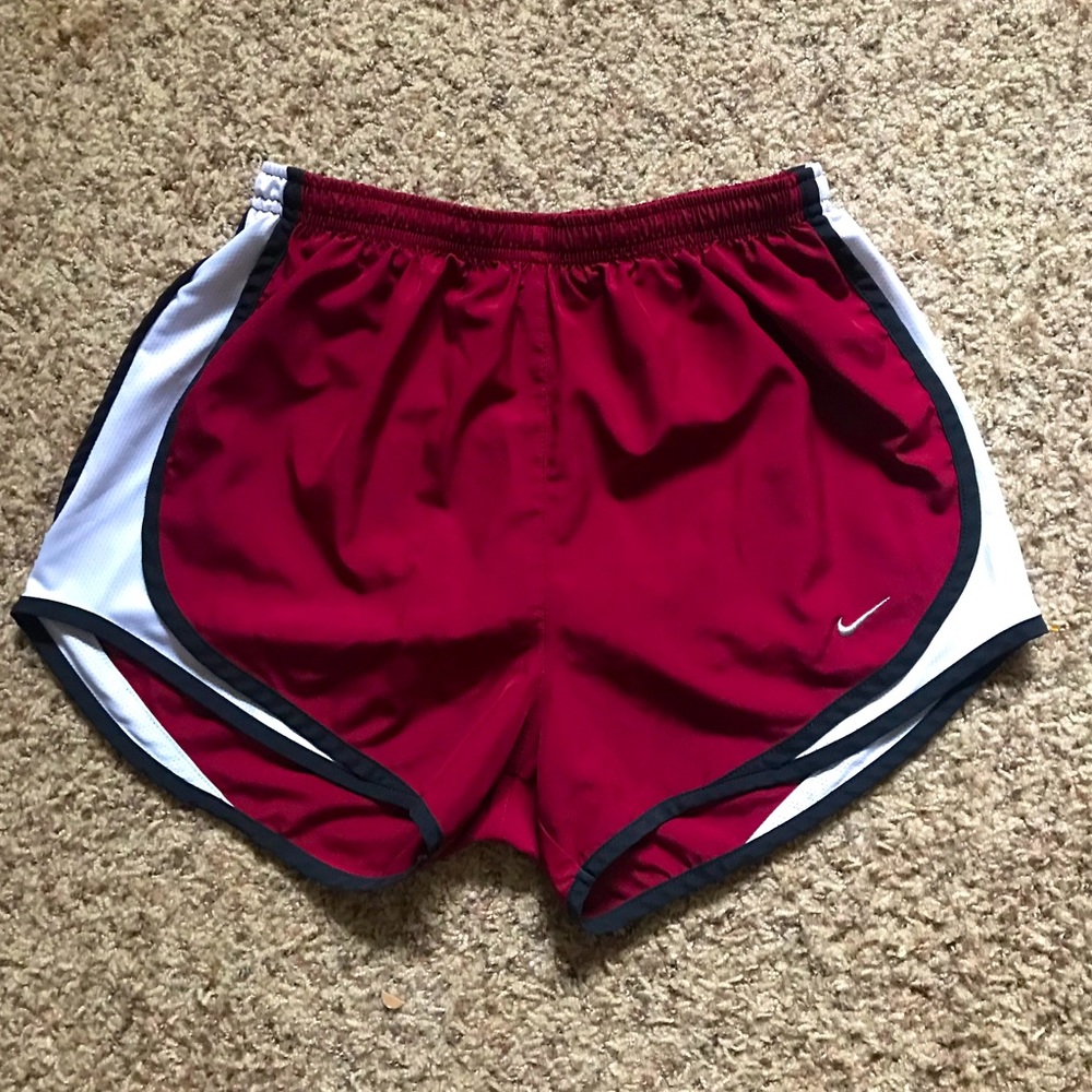 Nike Dark Red Tempo Running Shorts
